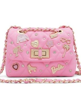 ALDO X BARBIE Pink Quilted Crossbody Purse NEW NWT